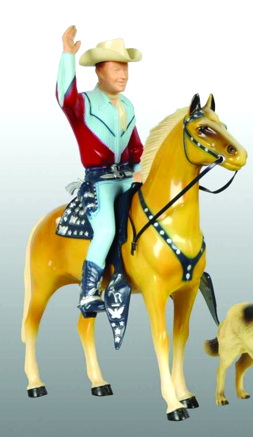 Roy Rogers and Bullet Action Figure
