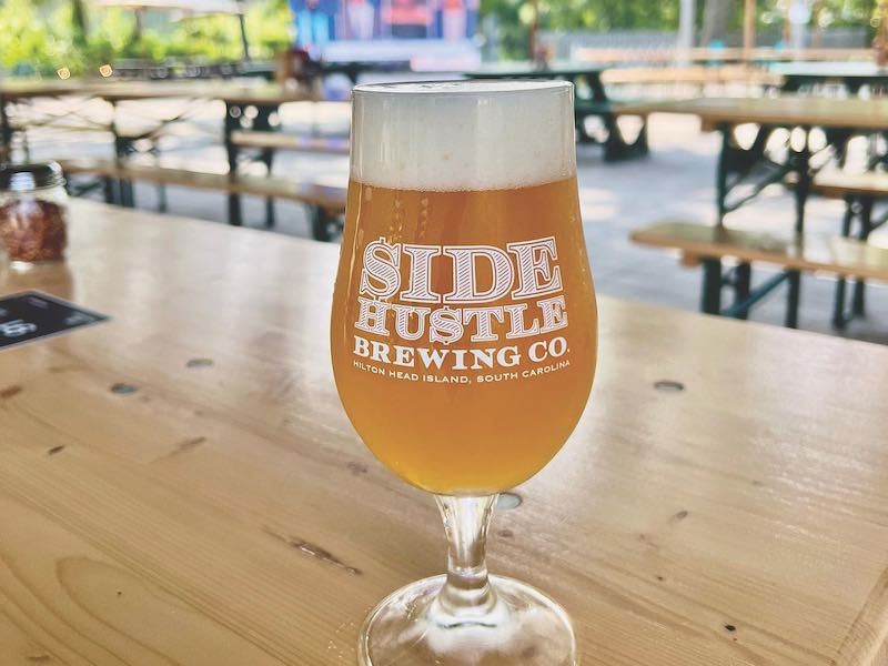 Side Hustle Brewing Co. introduced a new beer, Peach Payday