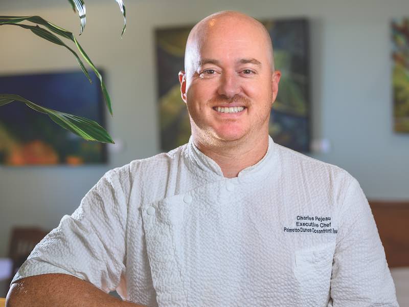 Headshot of chef Charles Pejeau, Hilton Head Island