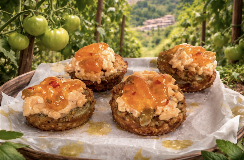 Fried green tomatoes at SliderBar