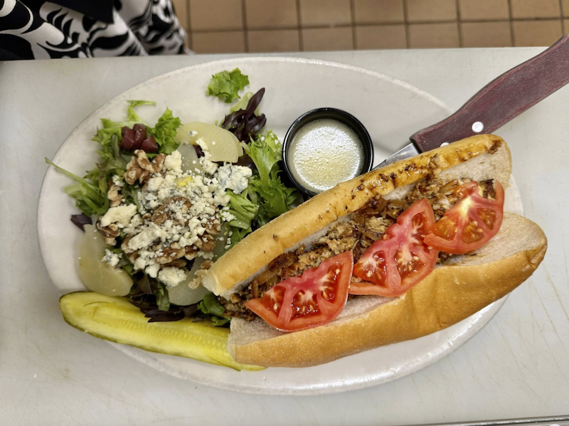 Panini's on the Waterfront Chicken Cheese Steak Hoagie