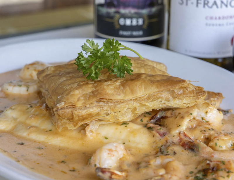 Skillets Cafe and Grill leans into old-school indulgence with its seafood Newburg