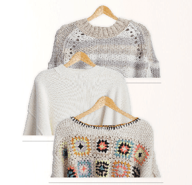 Sweaters for cooler weather