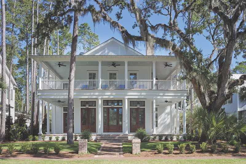 Southern home with wrap around porch