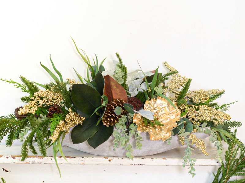 Festive winter golds