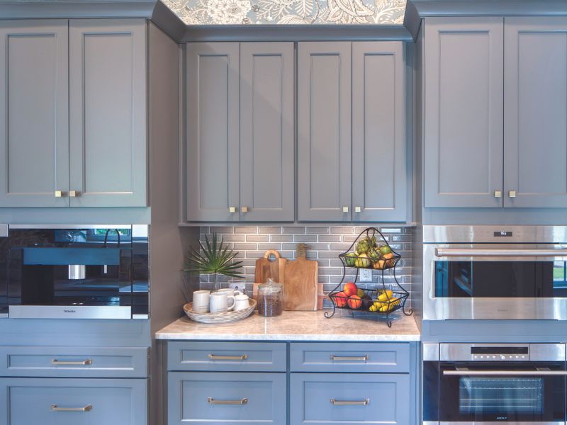 Appliances built into the kitchen