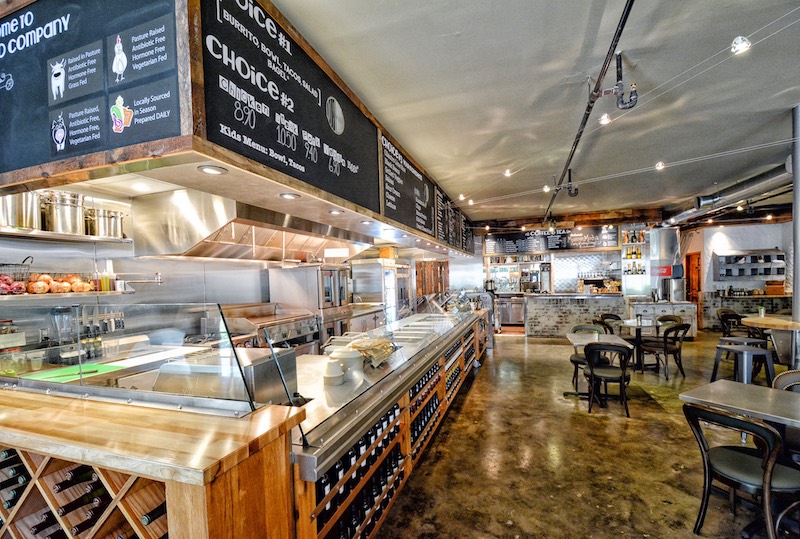 Java Burrito Interior