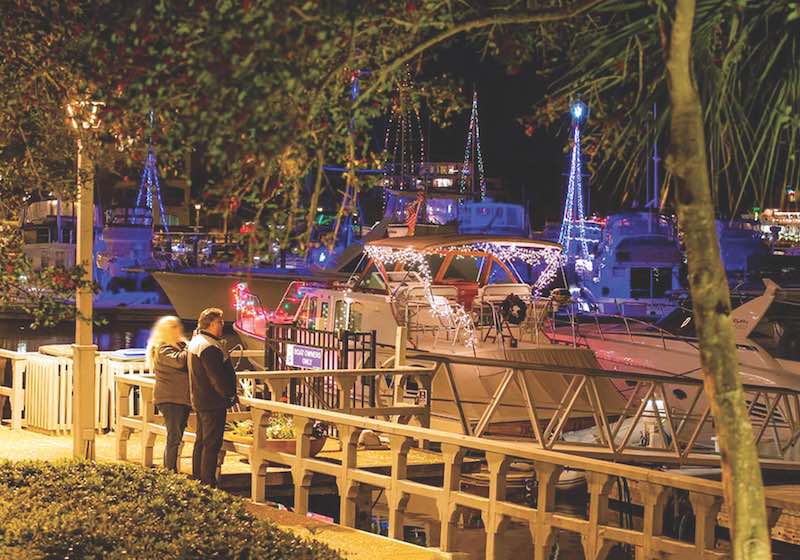 Holiday Boat Lights