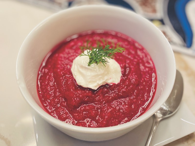 Borscht (beet soup)