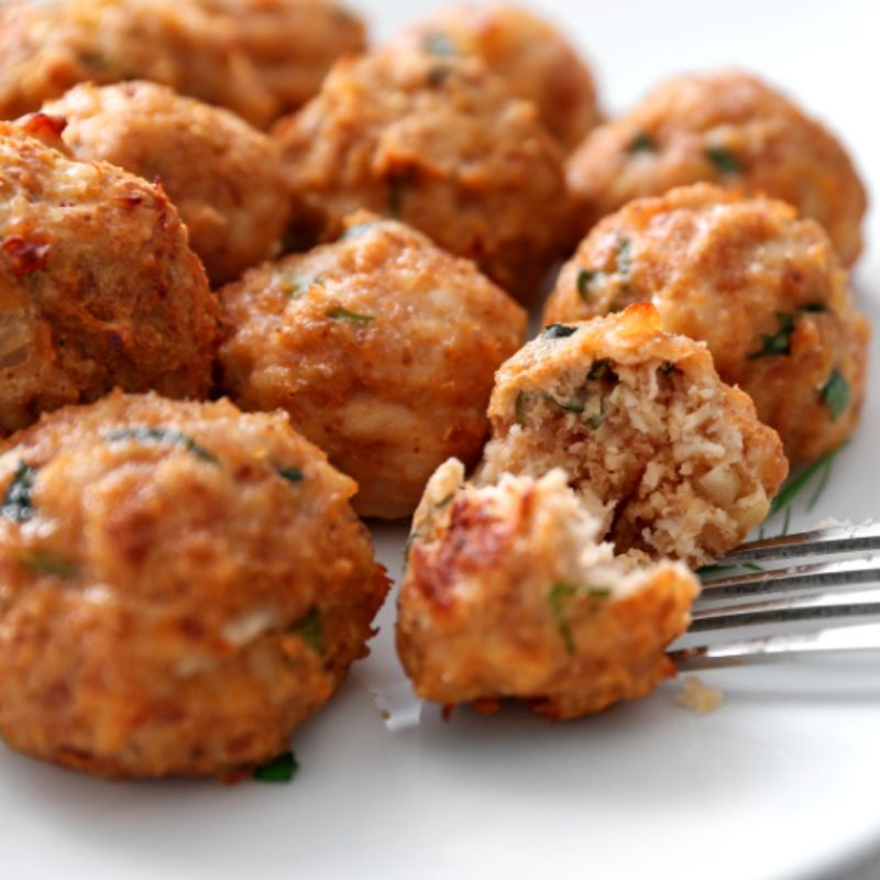 Grilled Turkey Meatballs