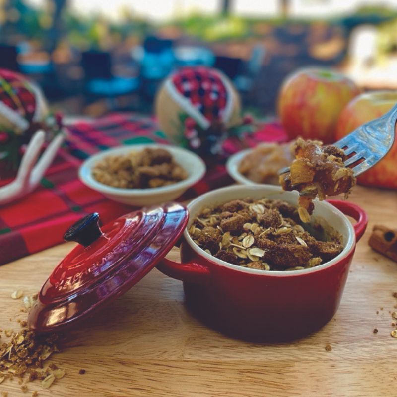 Cinnamon Apple & Gingersnap Crumble