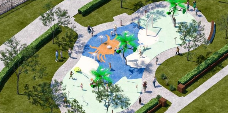 Oscar Frazier
Park splash pad plan - opening 2024