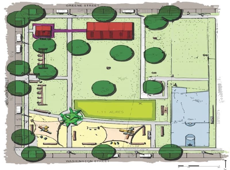 Washington Street Park Multipurpose Space