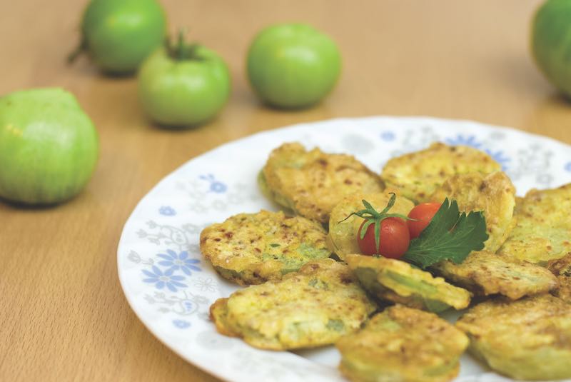 fried green tomatoes battered