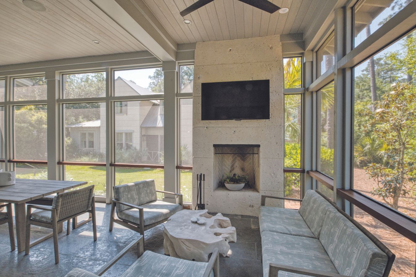 Enclosed Patio in Palmetto Bluff