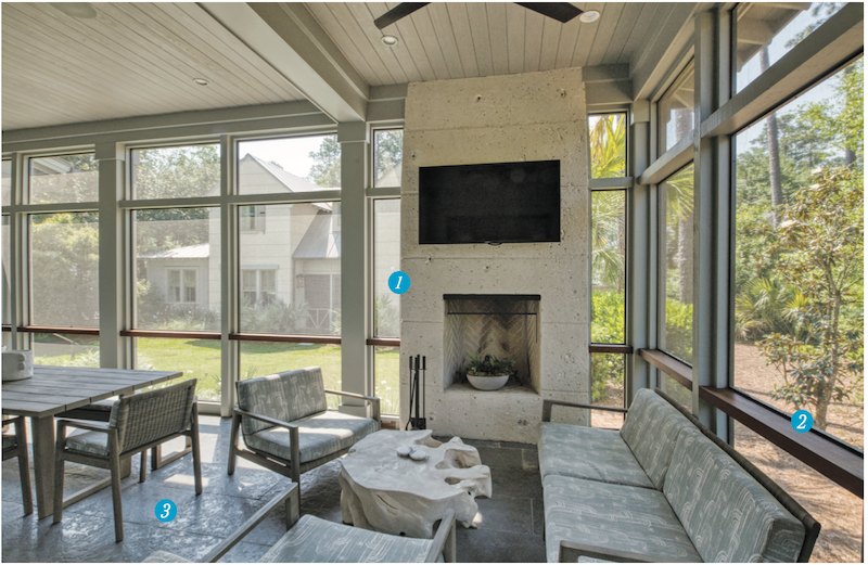 Palmetto Bluff patio