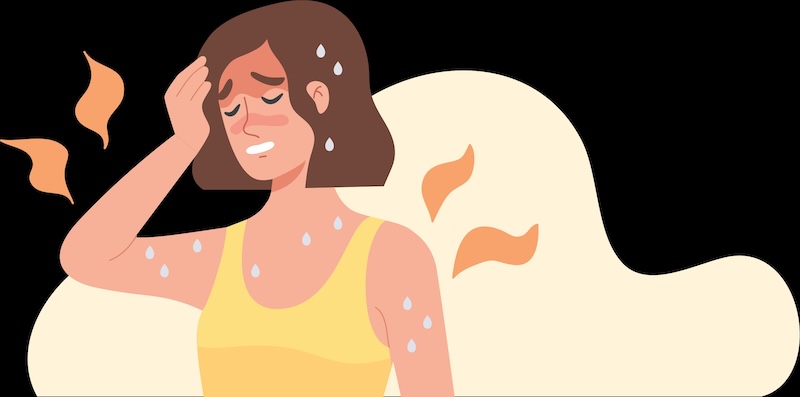 Dehydration illustration