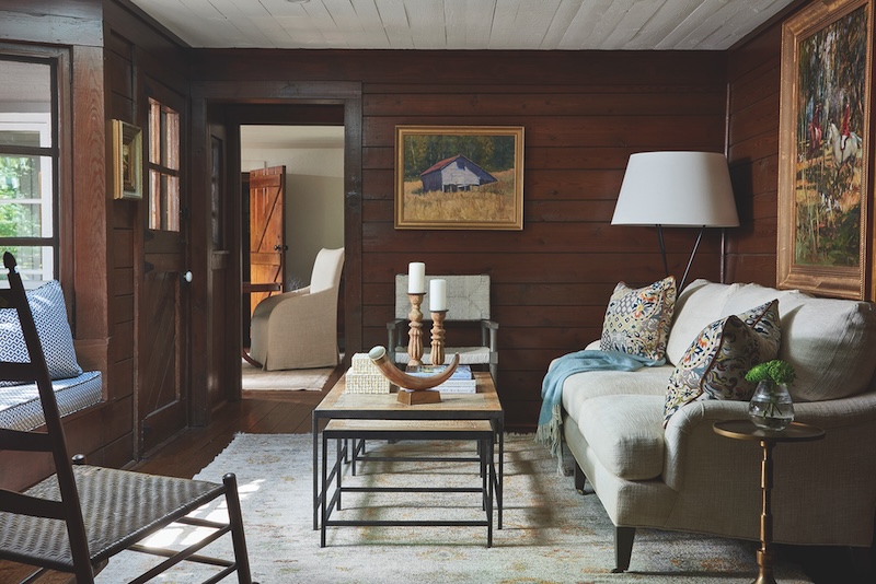 Moody and warm interior design