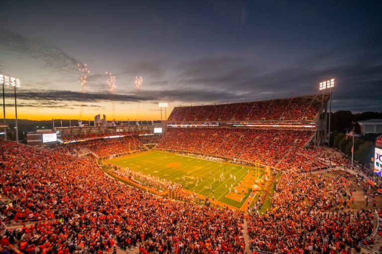 November 16, 2019 - Clemson, South Carolina, USA: The Clemson Tigers play host to the Wake Forest Demon Deacons at Memorial Stadium in Clemson, South Carolina.