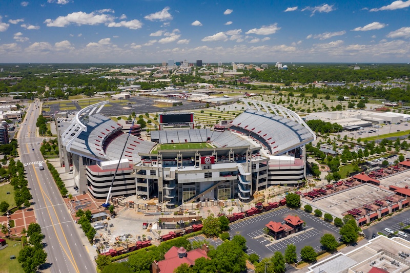 May 06, 2020 - Columbia, South Carolina, USA: Williams-Brice Stadium is the home football stadium for the South Carolina Gamecocks, representing the University of South Carolina