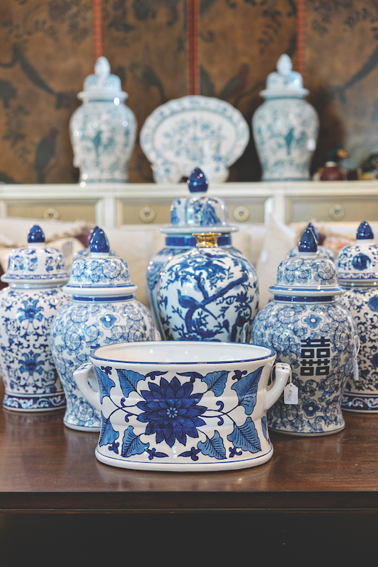 Antique ceramics at Michael and Co. Antiques