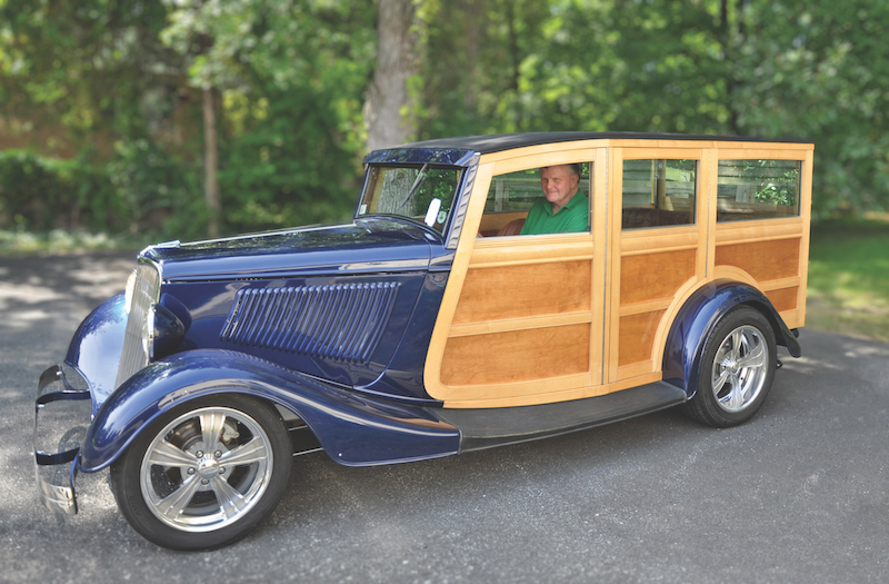 Chuck Walcutt Featured exhibitor Hilton Head Concours 2025 Ford Woody Wagon