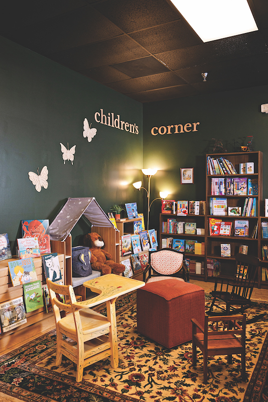 Interior of Emry's Bookshop on Hilton Head Island