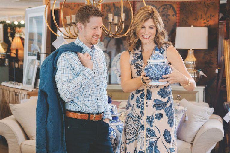 Matt and Leli Holmes in Michael & Co. Antiques