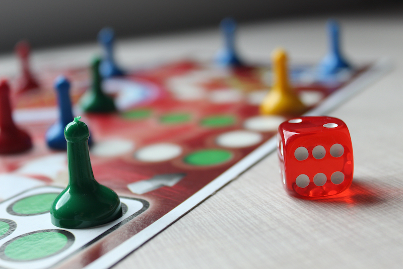 Close up of Sorry game