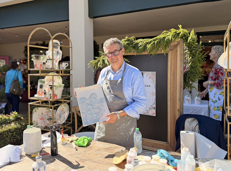 For Lively, the beauty lies not just in how Vietri’s pieces look, but in what they represent. “It is all handmade,” she said. “It’s not perfect; it’s never going to be two identical pieces, because they all are hand-fired, the glass is mouth-blown, and it is all hand-painted by people like Gianluca. So that makes it unique and a really heirloom item.” She hopes that seeing the artist at work helps people understand that each piece is more than tableware; it’s time, touch and tradition made visible. “I want people to see him working and appreciate the thoughtfulness and everything that goes into his designs,” she said. “Watching him paint shows this isn’t made in a factory somewhere, it is truly hand-done by him.” In the end, that’s what makes his work special: centuries of Italian artistry finding new life in Lowcountry homes, each piece a reflection of patience, tradition and love.