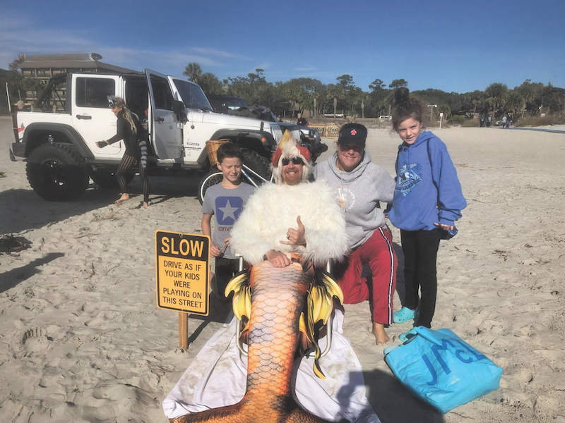 Hilton Head Polar Plunge participants on beach