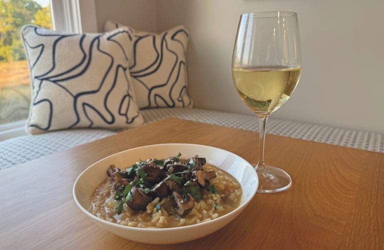 Wild mushroom risotto