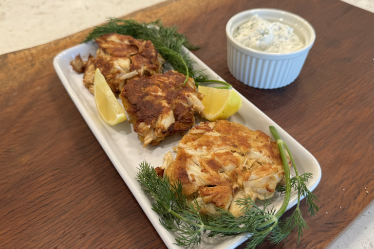 Baltimore-style crab cakes From Scratch easy seafood recipe for beginners