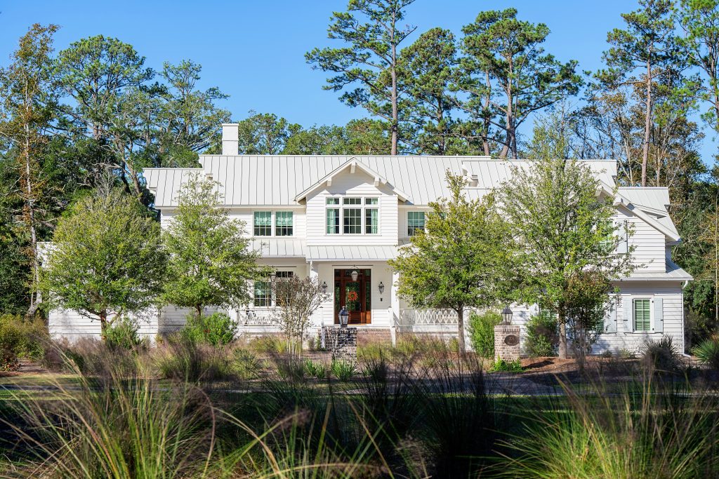 Exterior of Palmetto Bluff home designed by Pearce Scott Architects