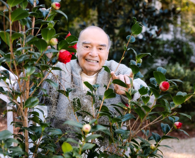 Avid gardener, Frank Turano 