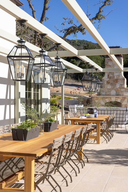 California home by J. Banks exterior dining veranda