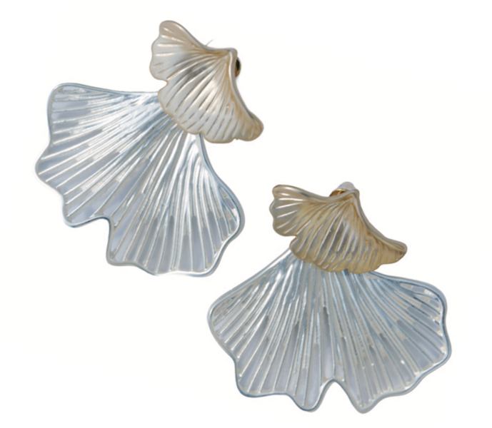 Evelyn and Arthur statement flower earrings April 2026 style guide