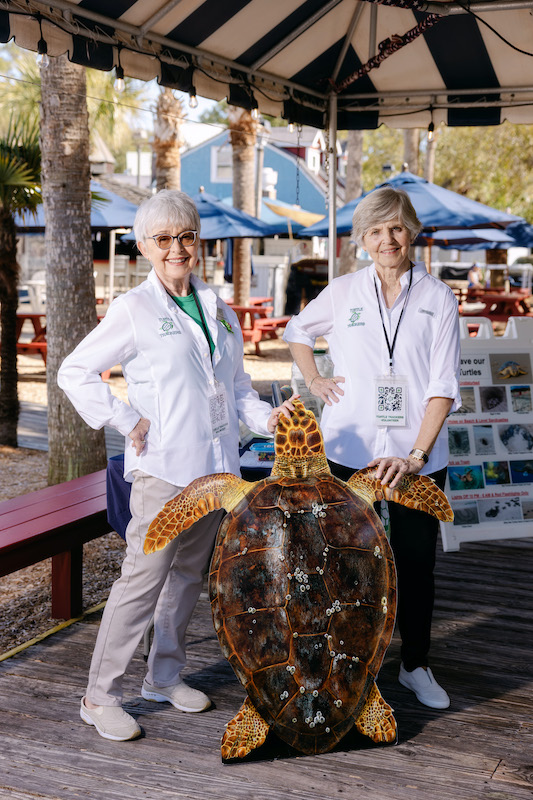 Jackie Rosswurm and Karen Kindermann Sea Turtle Patrol HHI turtle trackers