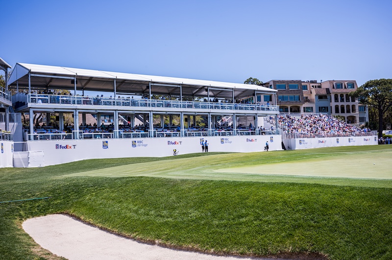 Seating at RBC Heritage - Harbour Town Golf Links