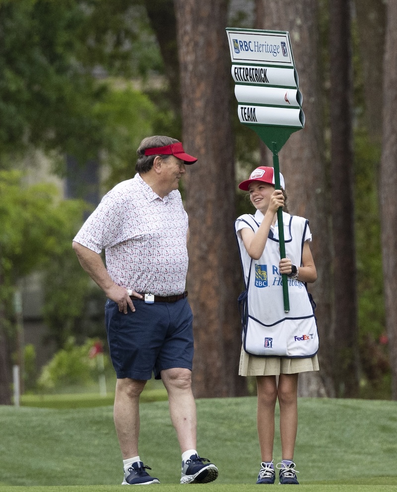 Volunteer standard bearer