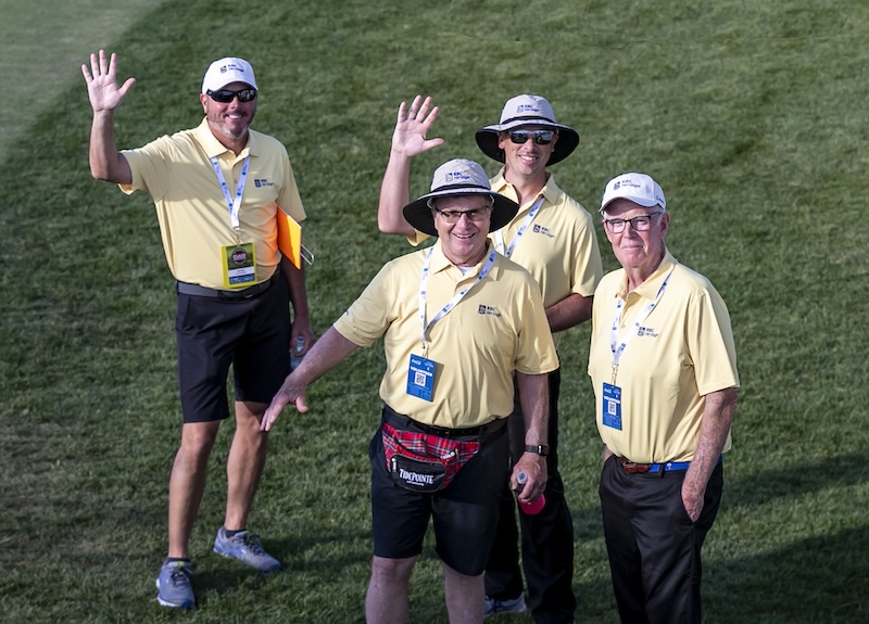Volunteers From above - RBC Heritage