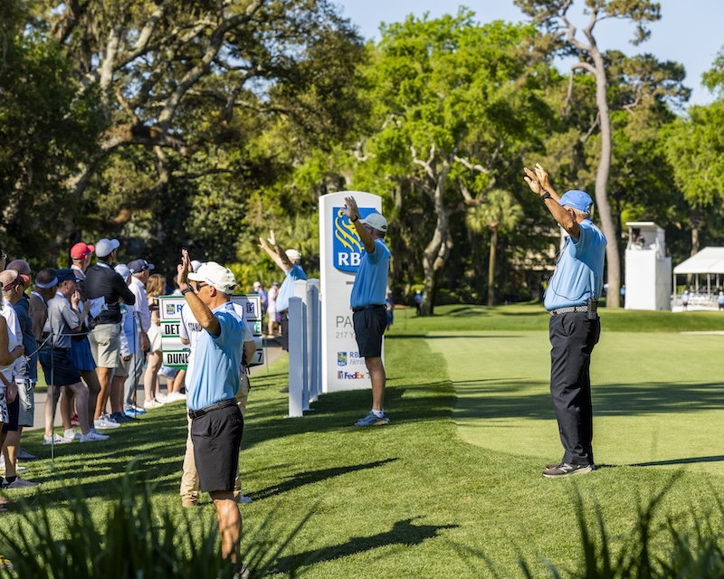 Volunteers at RBC Heritage