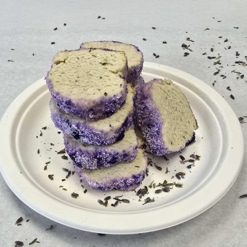 The Purple Cow - Lavender Shortbread Cookies