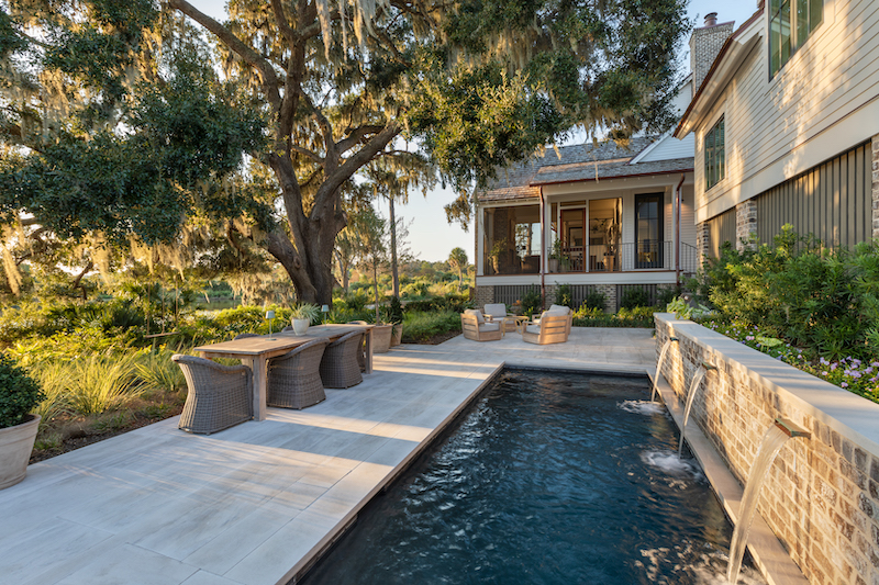 2024 Southern Living Idea Home Kiawah Island heated pool