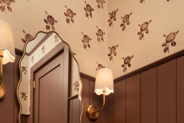 2024 Southern Living Idea Home Kiawah Island powder room wall art custom