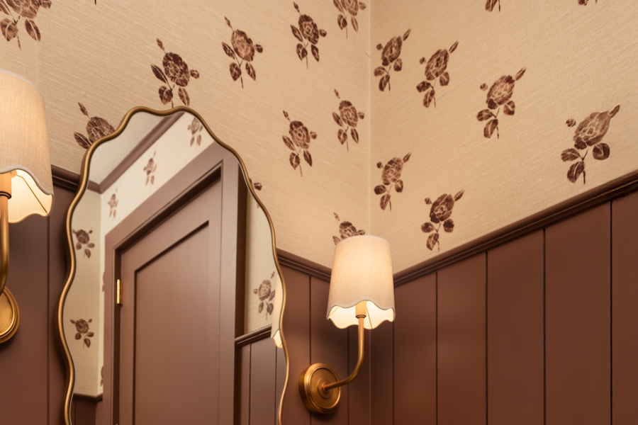 2024 Southern Living Idea Home Kiawah Island powder room wall art custom