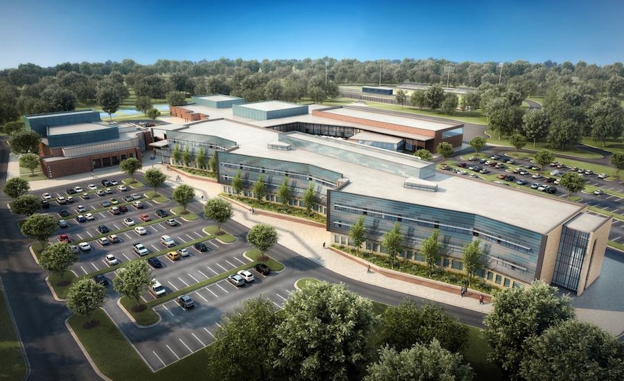 Hilton Head Island High School collaborative learning space