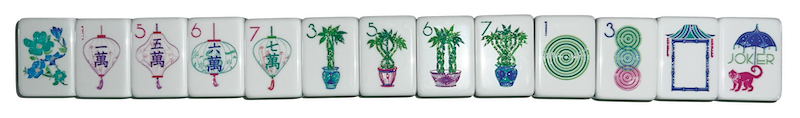 May Mahjong Hand - LOCAL Life SC - Pink Palmetto Mahjong