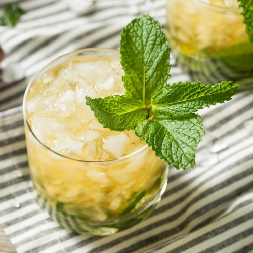 Homemade Derby Mint Julep with Kentucky Bourbon