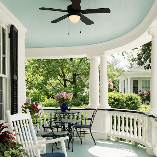 The Paints That Define Southern Porches